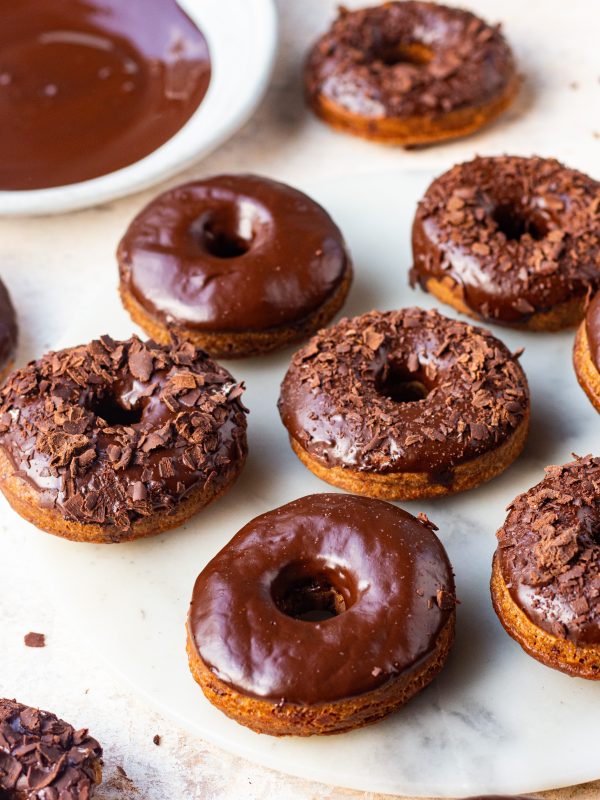triple chocolate donuts