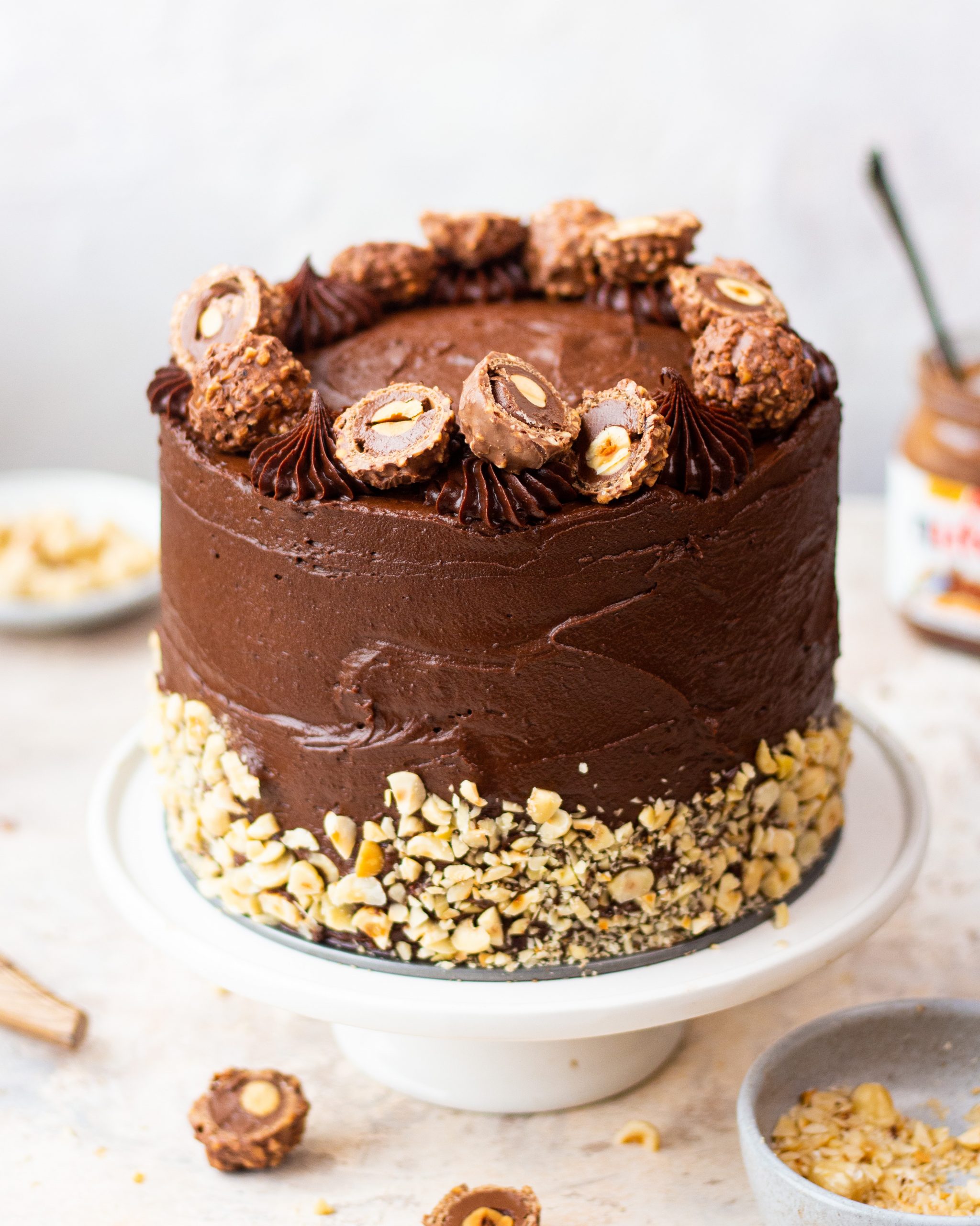 Eggless Triple Chocolate Mousse Cake |