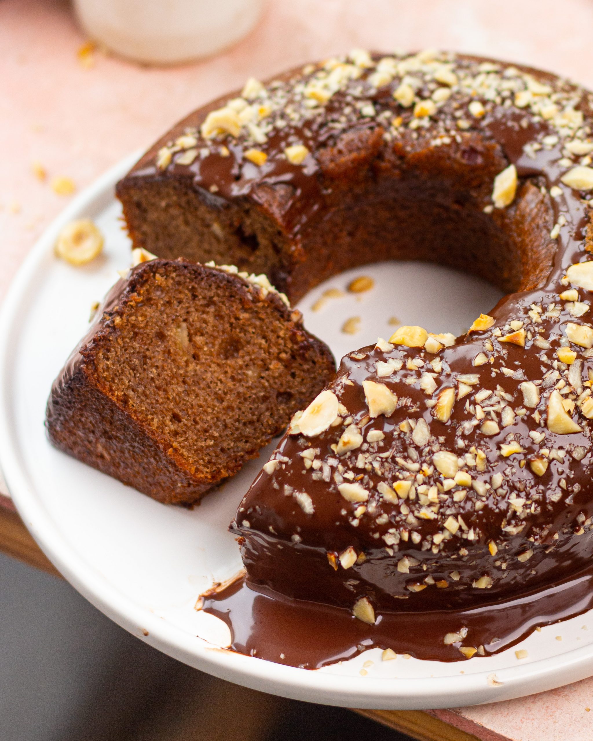 Vegan Zebra Bundt Cake (Vegan Marble Cake) - Rainbow Nourishments