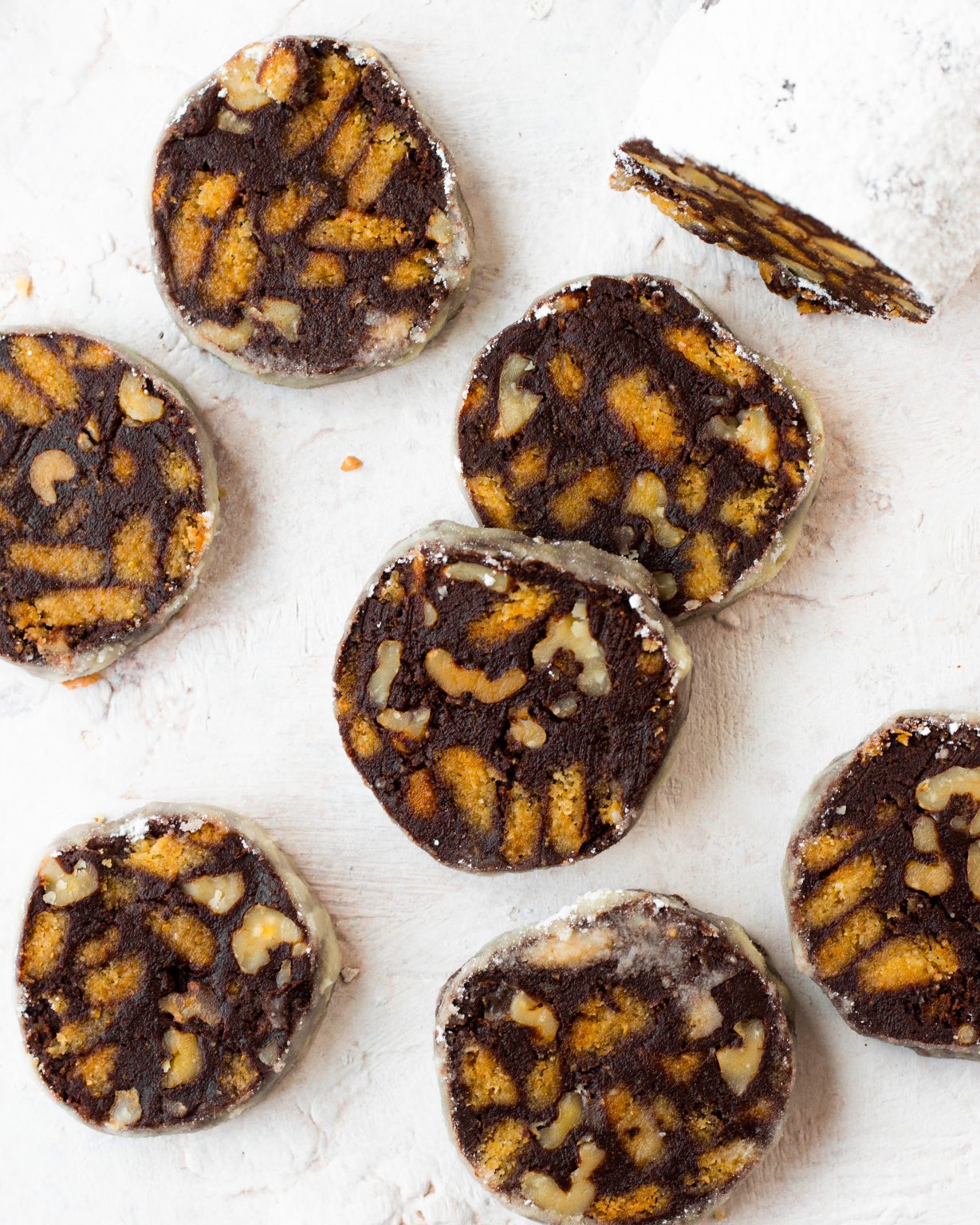 Nobake Chocolate Biscuit Roll Bake with Shivesh