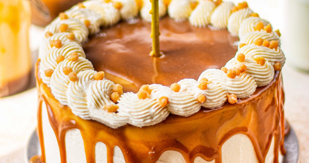 eggless butterscotch cake