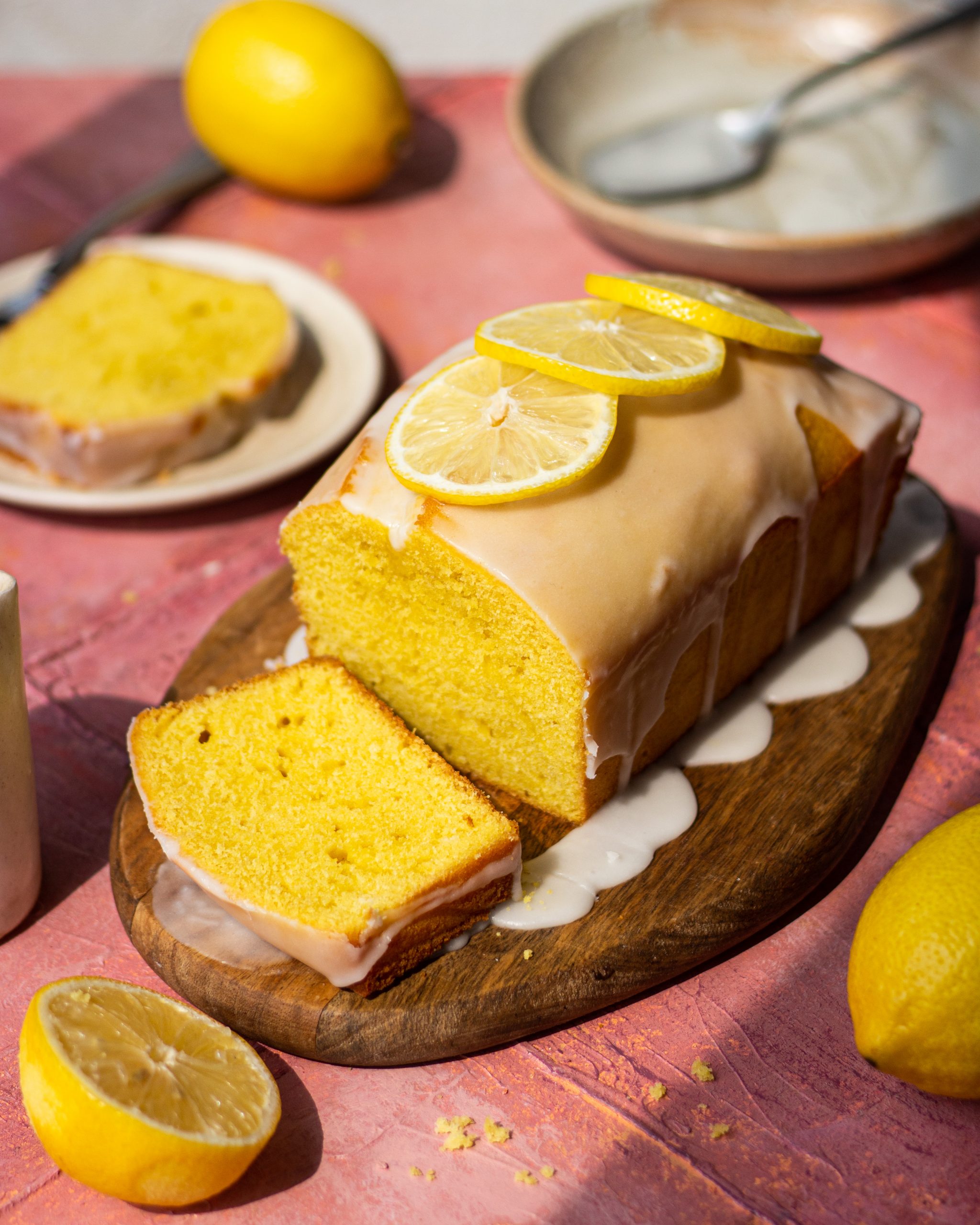 Lemon Icebox Cake with Lemon Curd Filling & Cream Cheese Frosting