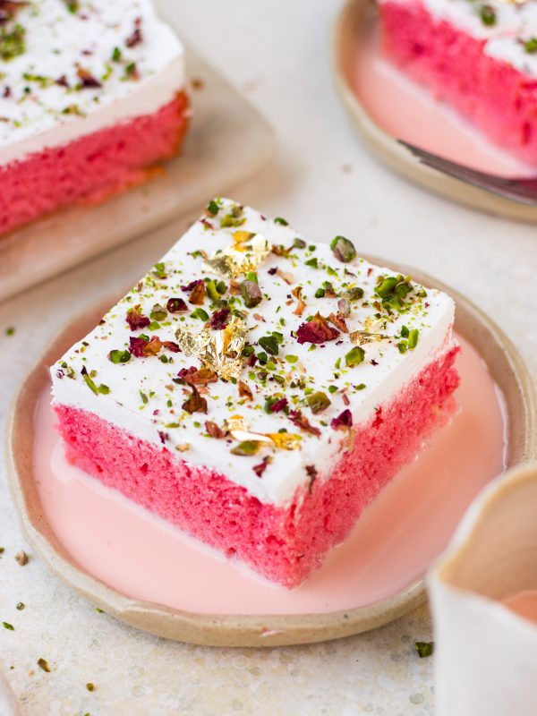 rose milk cake