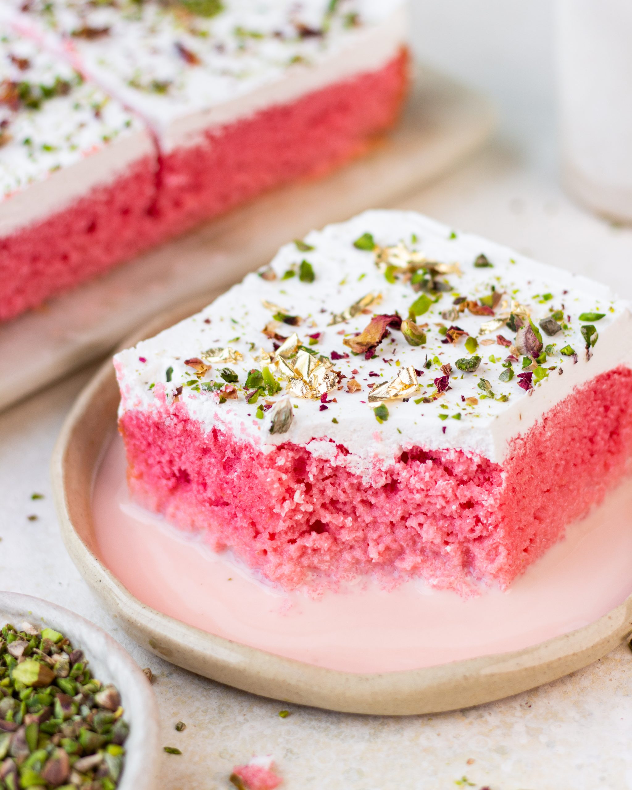 rooh afza milk cake｜TikTok Search