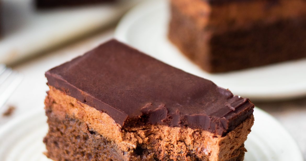 triple chocolate pastry