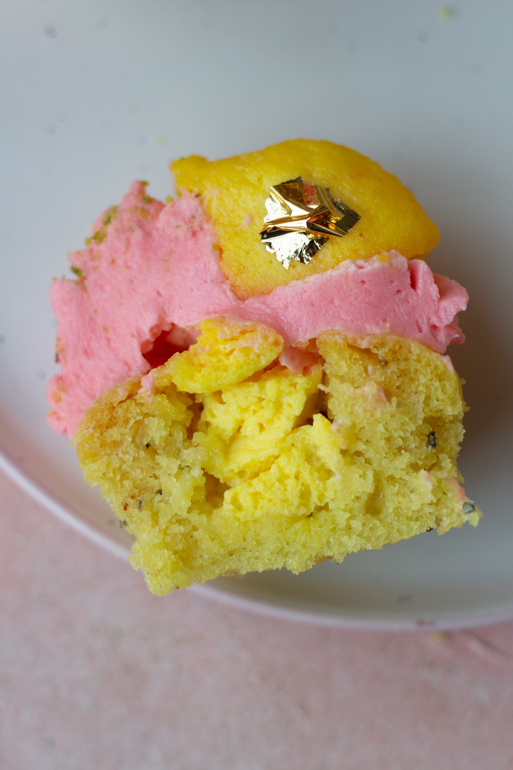 rose rasmalai cupcakes