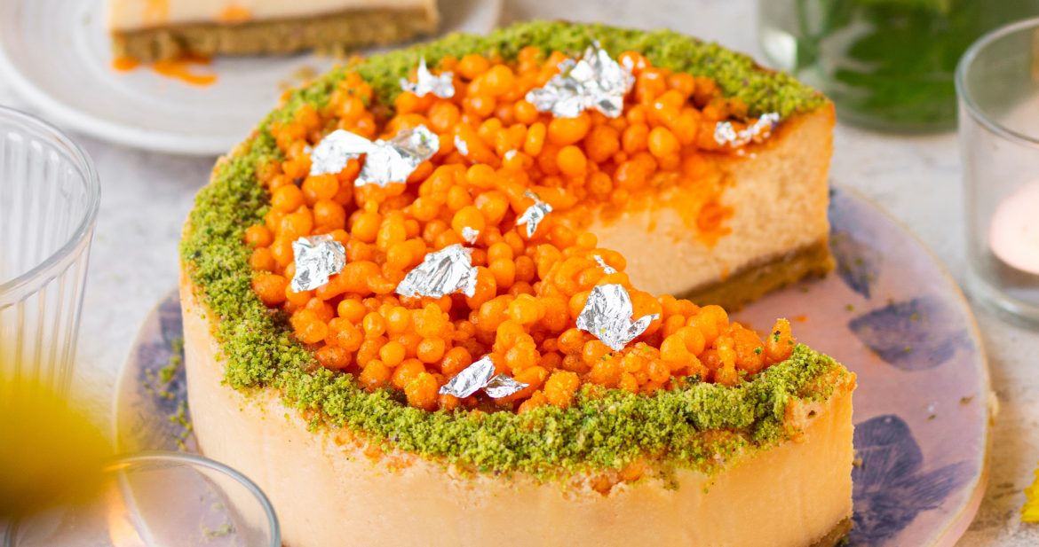motichoor cheesecake