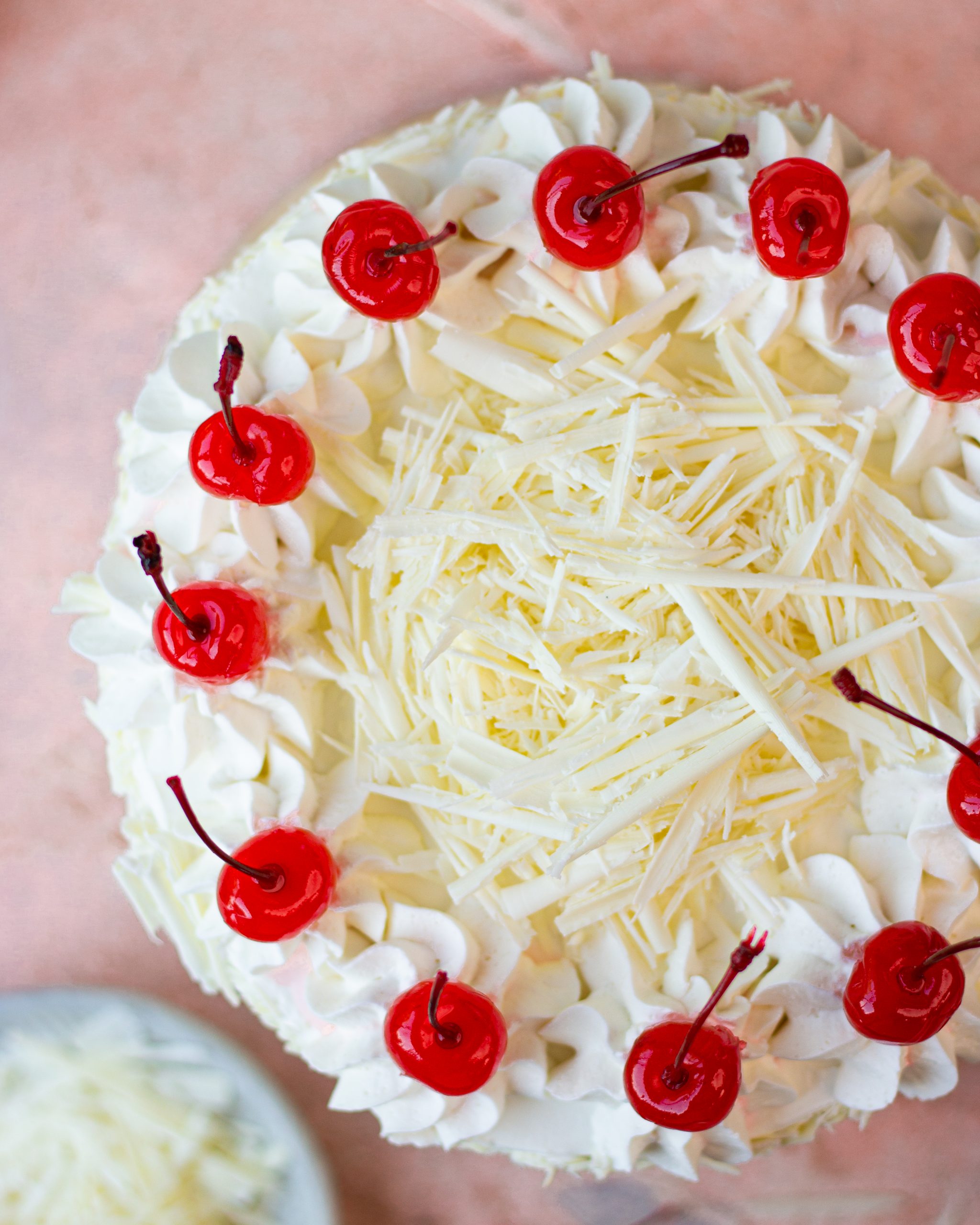  torta di foresta bianca senza uova 