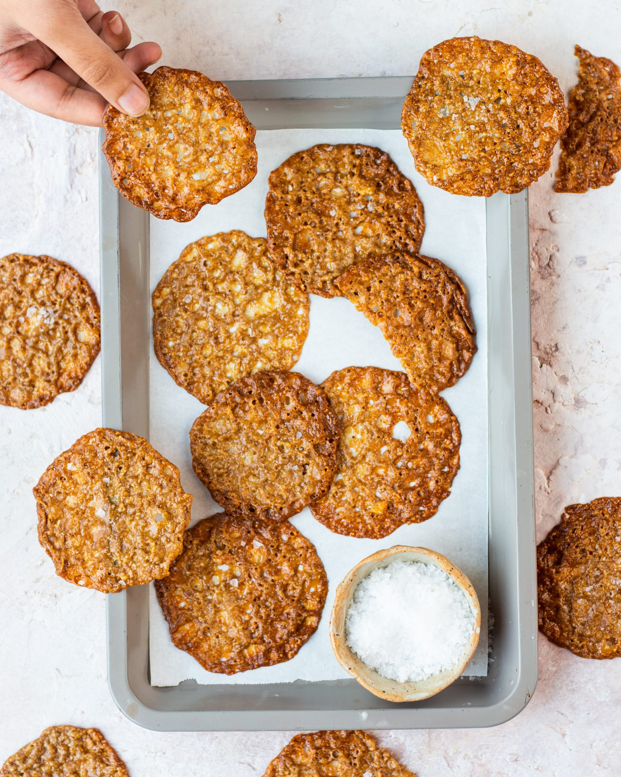 eggless lace cookies