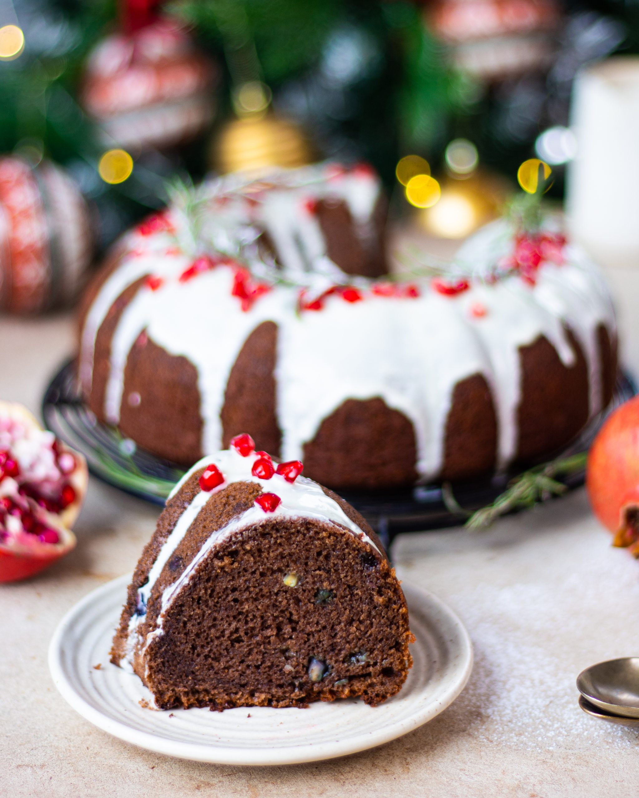 Strawberry Pomegranate Chocolate Cake - Oh Sweet Day! Blog