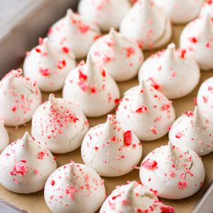 PEPPERMINT MERINGUE COOKIES