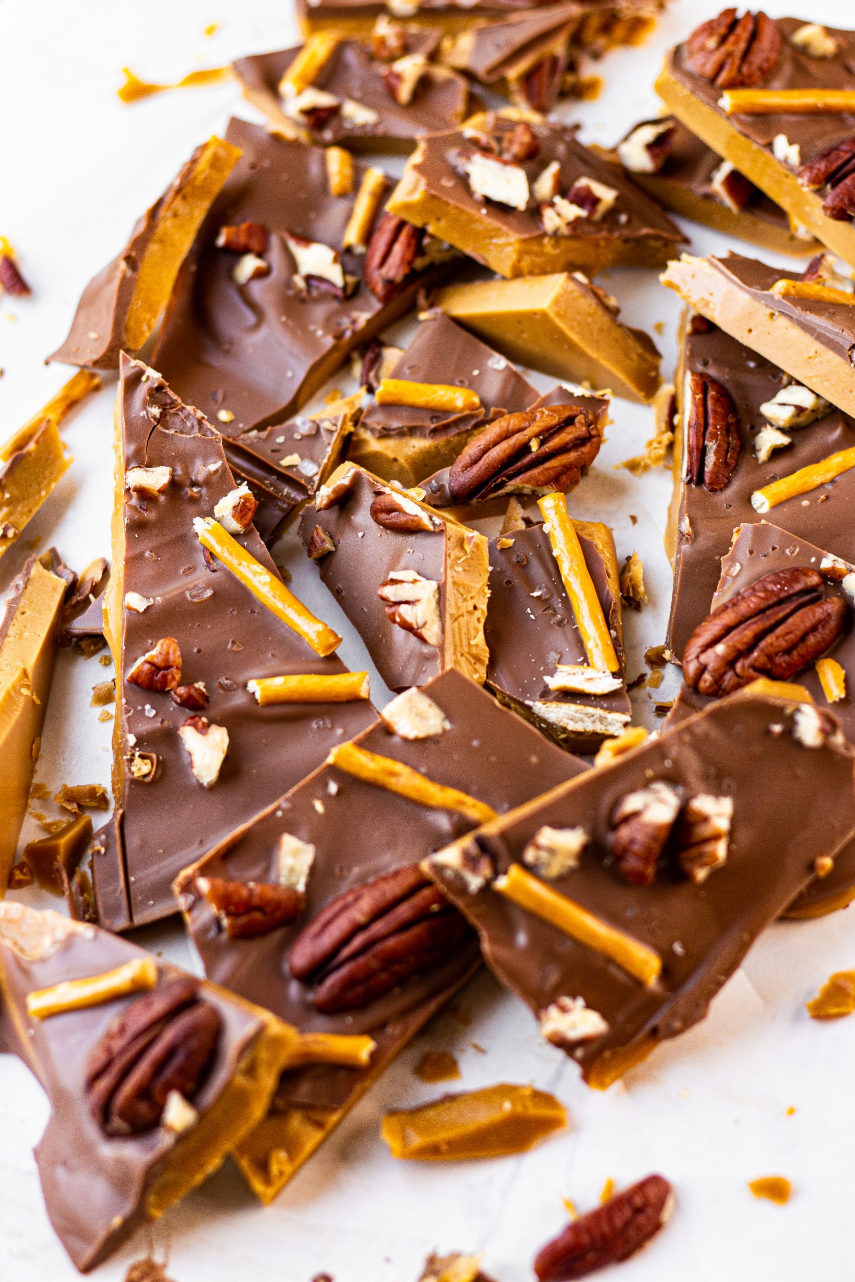 toffee chocolate bark