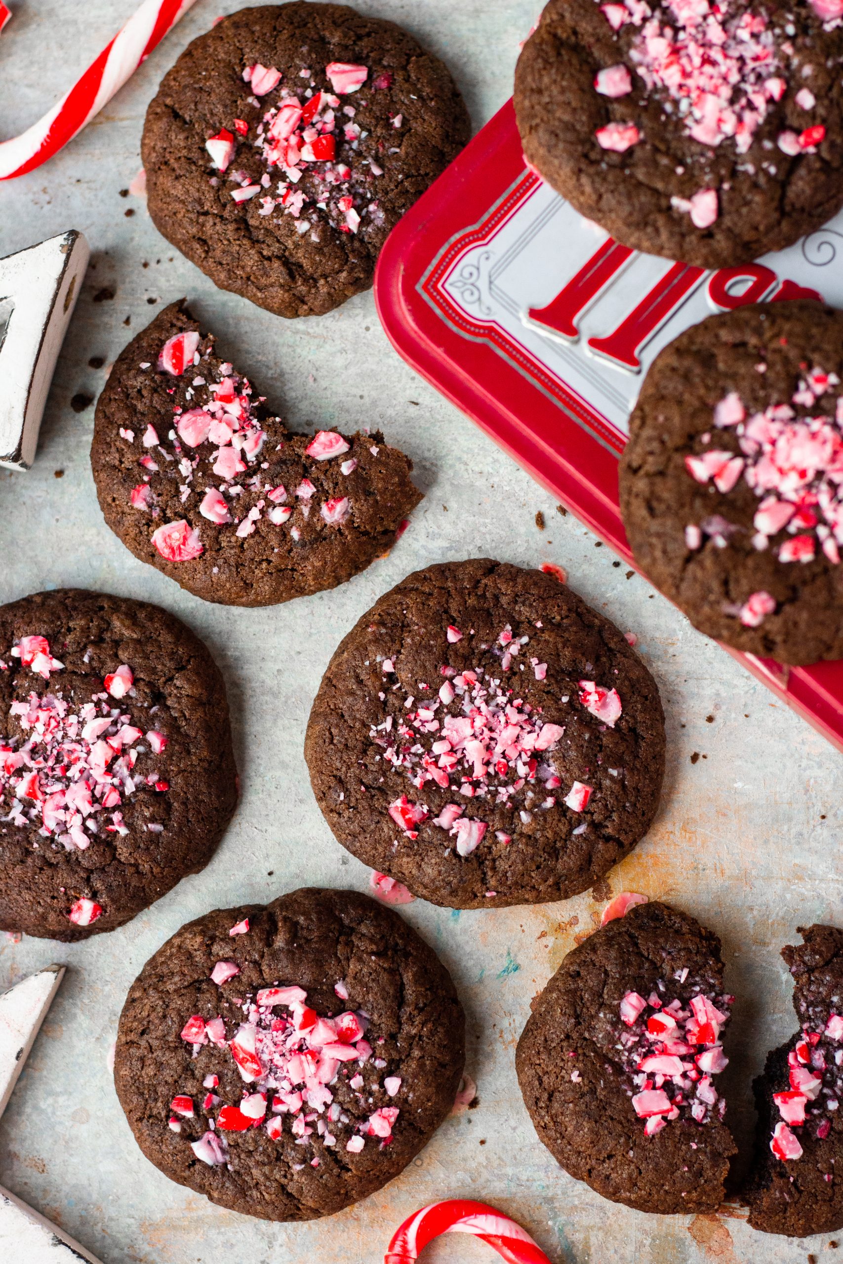 Chocolate Peppermint Cookies - Bake with Shivesh