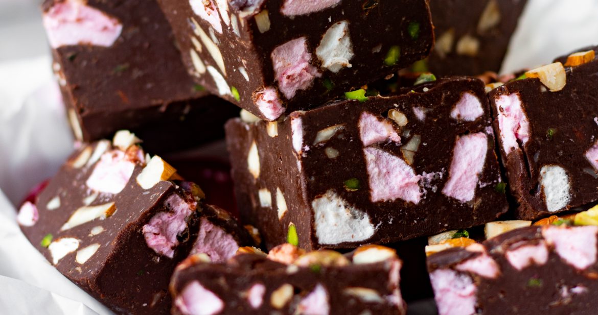 rocky road fudge
