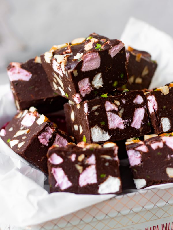 rocky road fudge