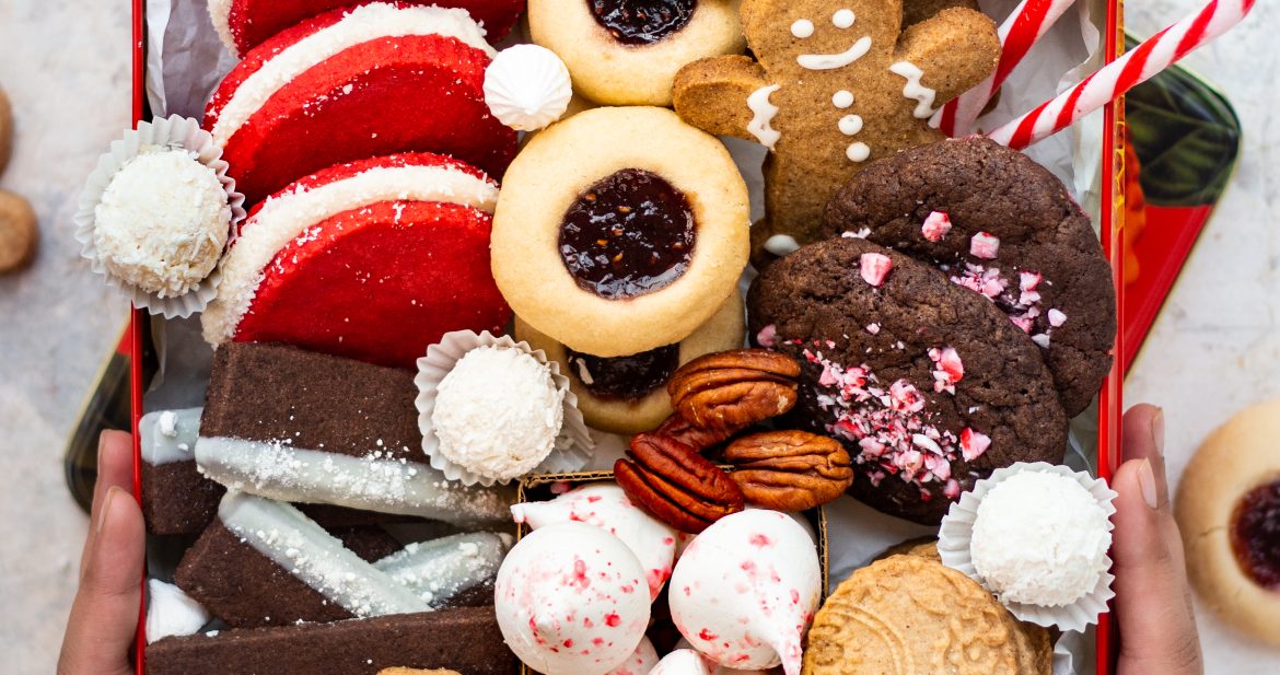 Christmas cookie box