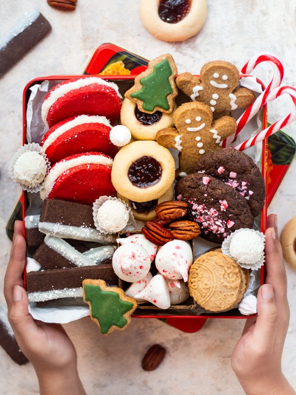 Christmas cookie box