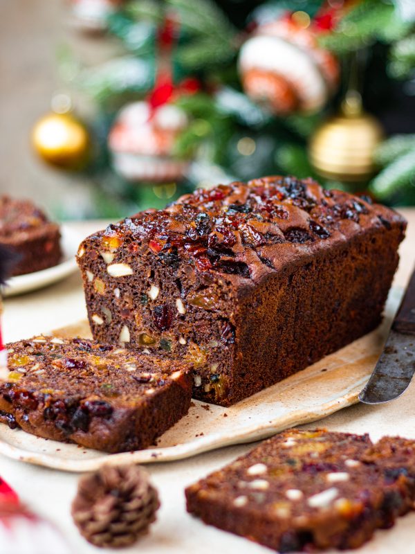 chocolate fruit & nut cake