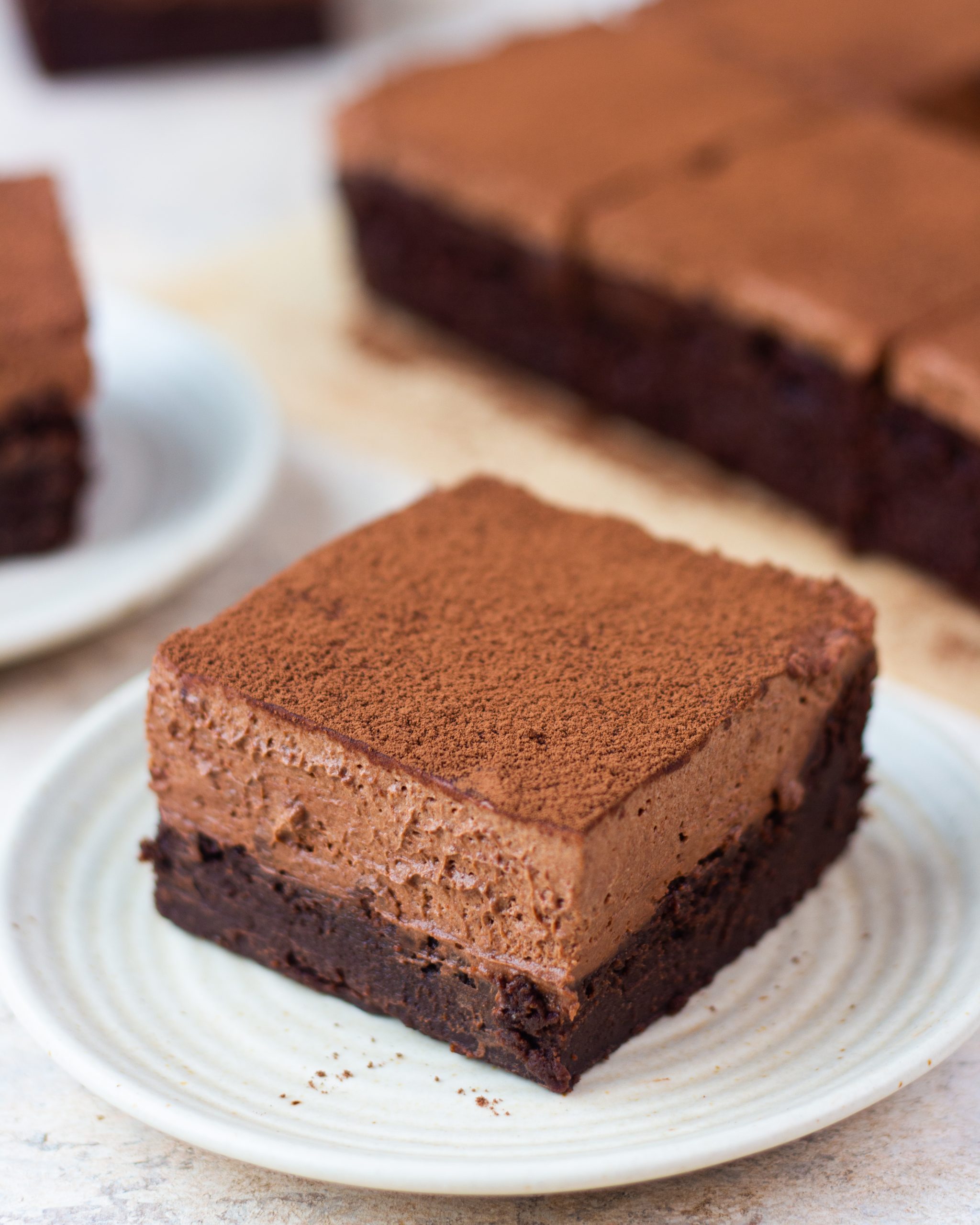 Eggless Brownie Mousse Cake - Bake with Shivesh