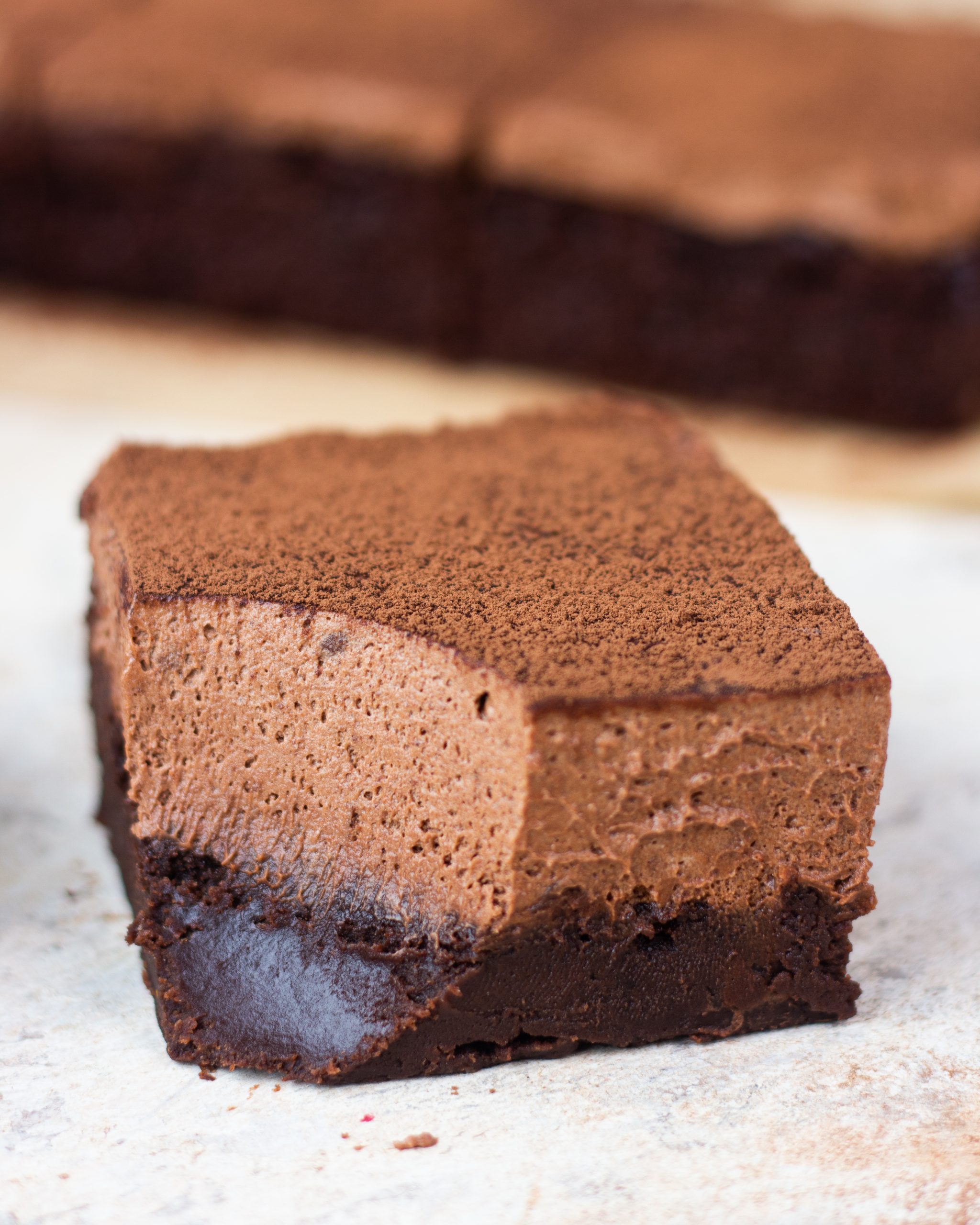 Bailey's Chocolate Mousse Brownies | The Domestic Rebel