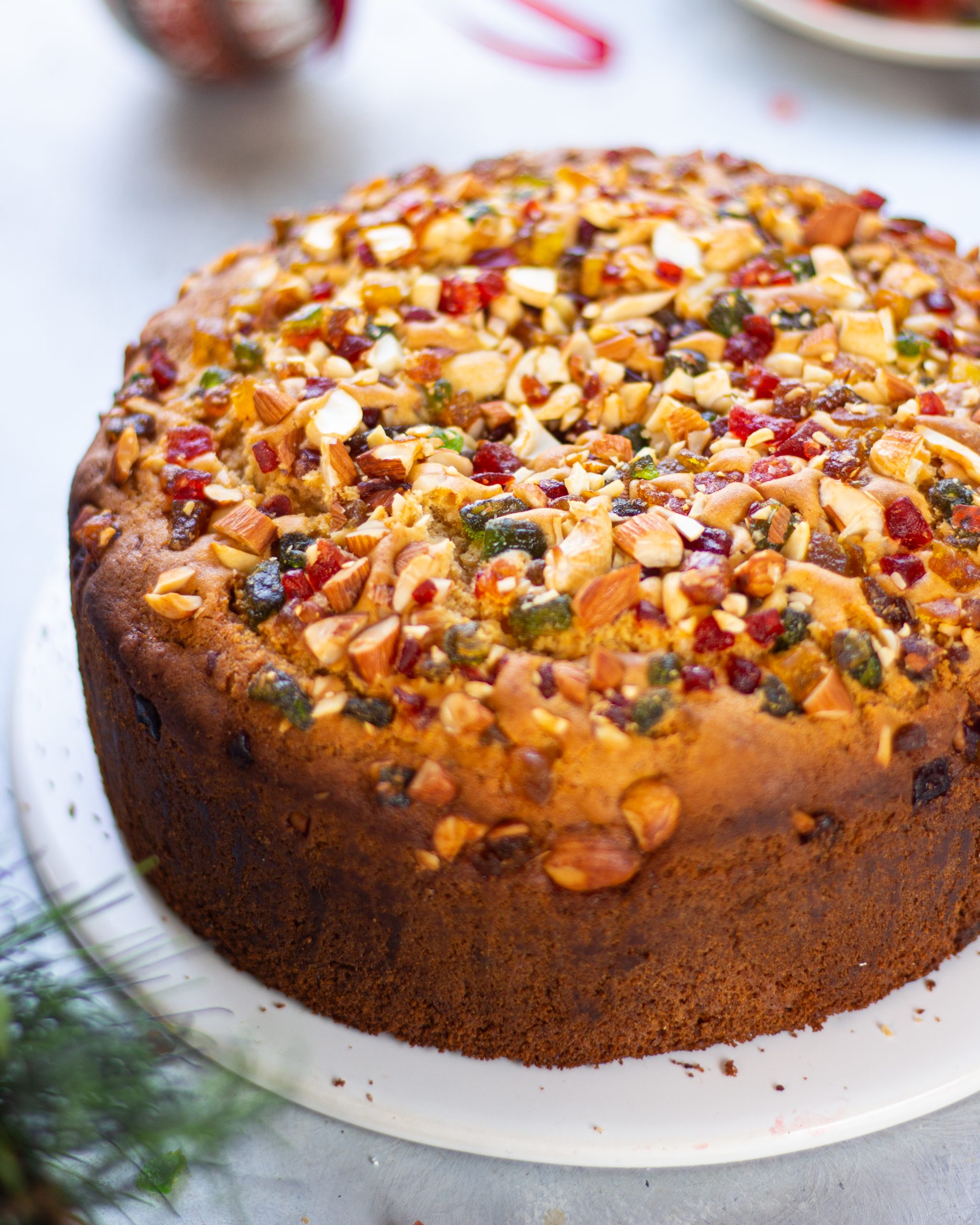 Eggless Tutti Frutti Cake - Bake with Shivesh