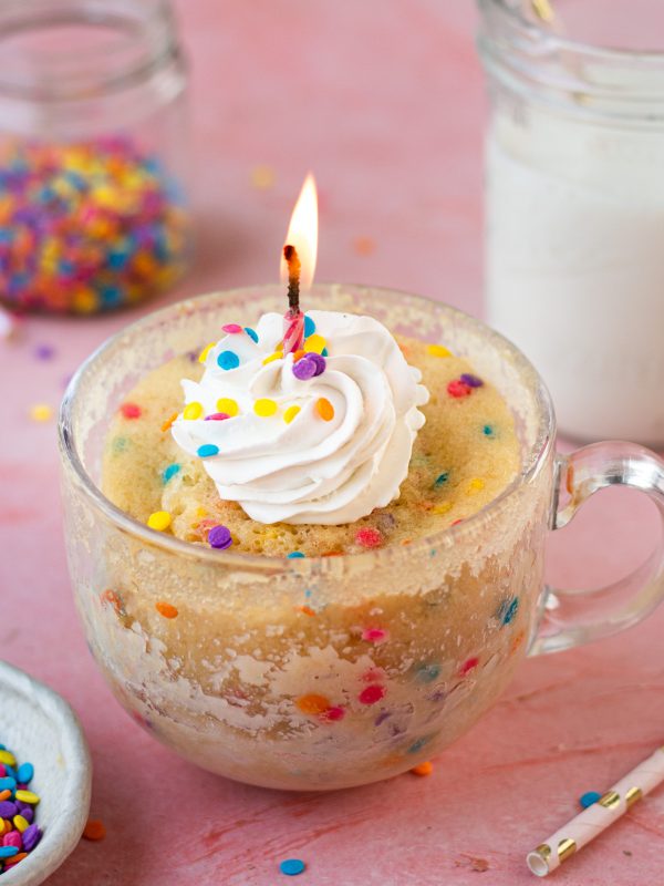birthday mug cake
