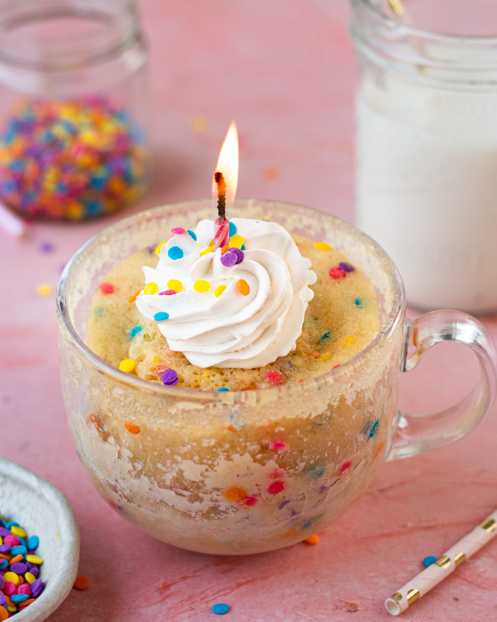 Birthday Mug Cake - Bake with Shivesh