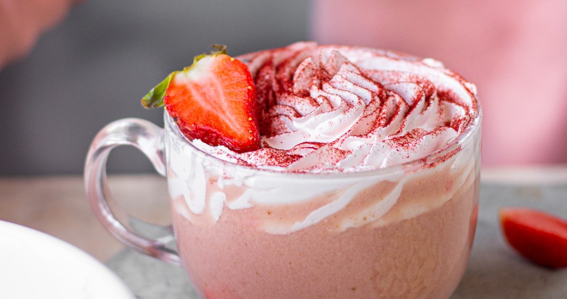 strawberry hot chocolate