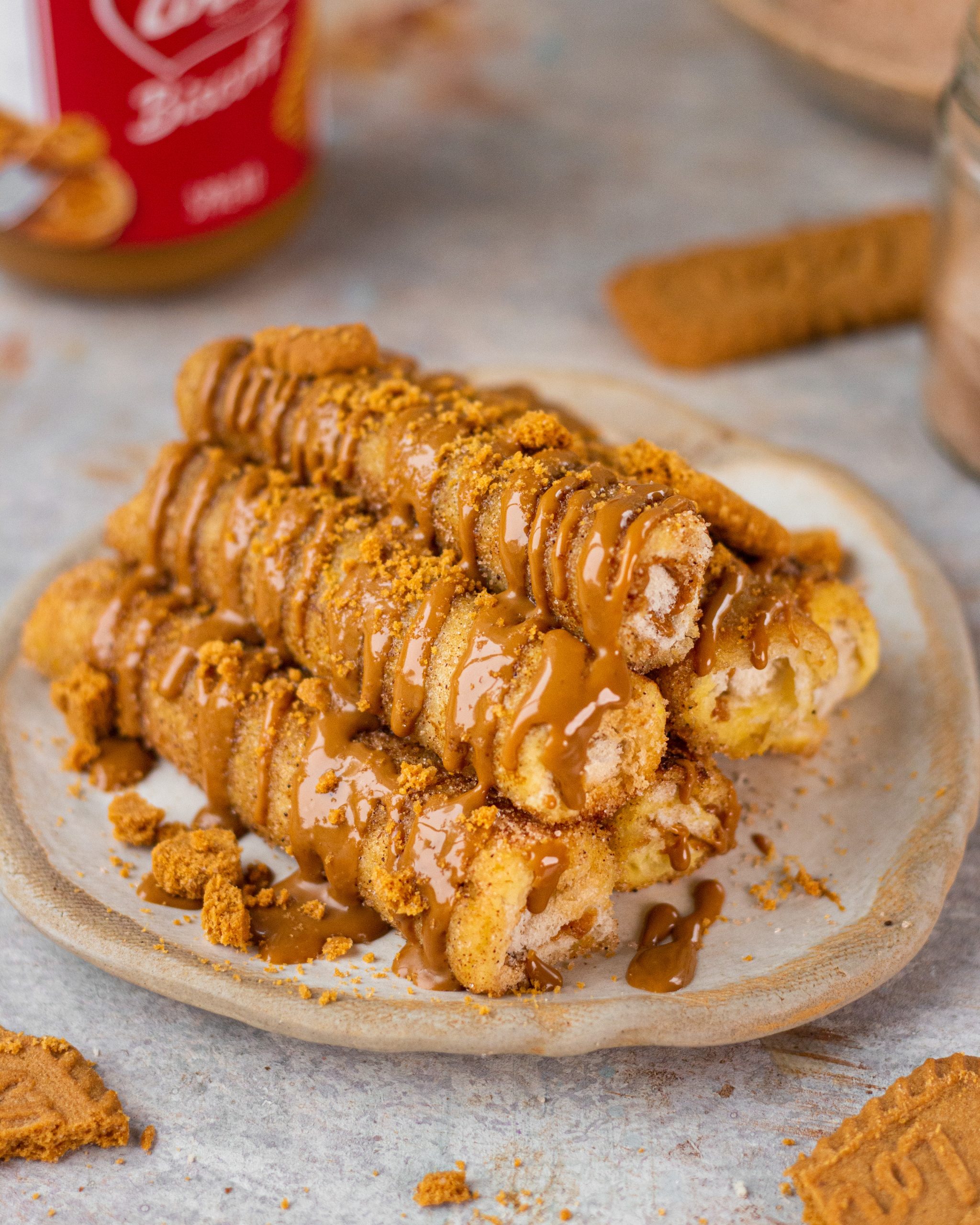 Biscoff roll French toasts