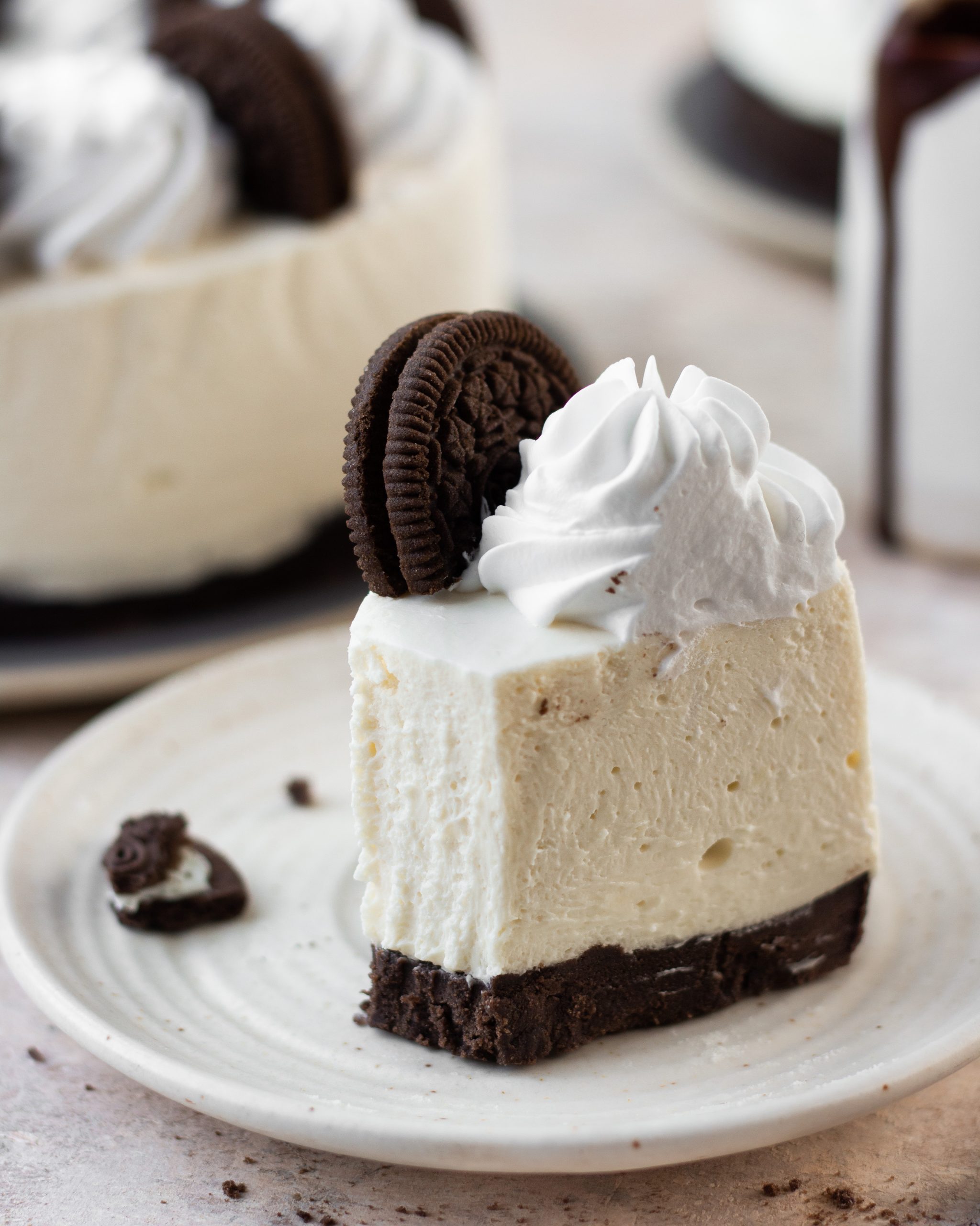 No Bake Cookies and Cream Cheesecake - Cake Me Home Tonight