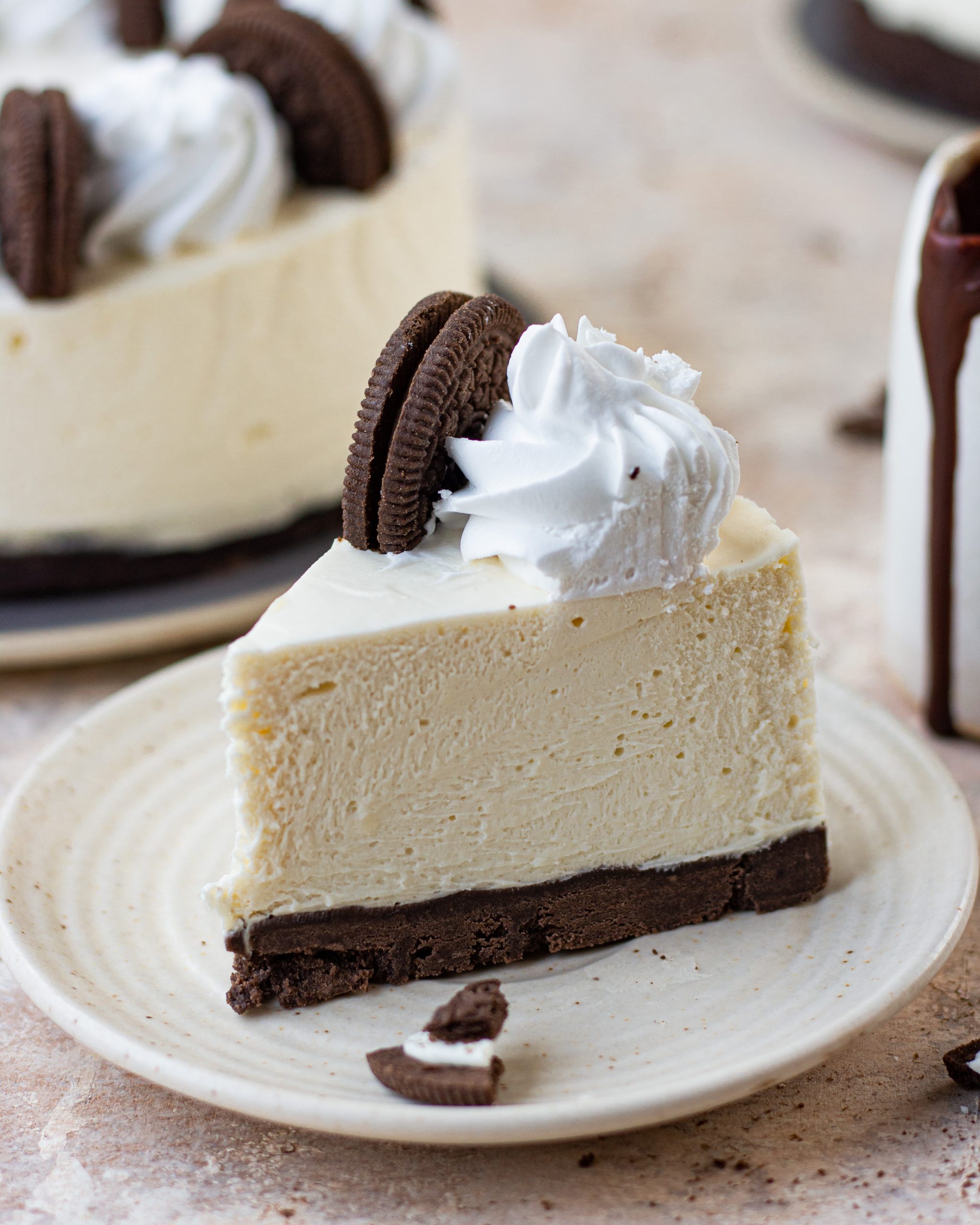 Oreo Cheesecake (No Water Bath!) | Brown Eyed Baker