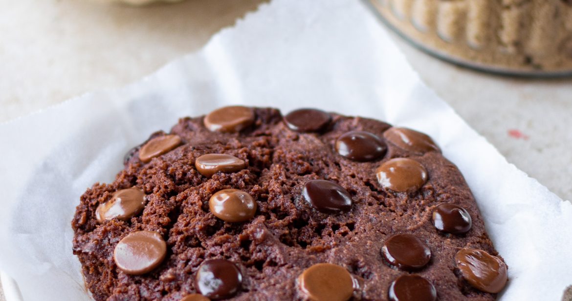 60 second microwave cookie