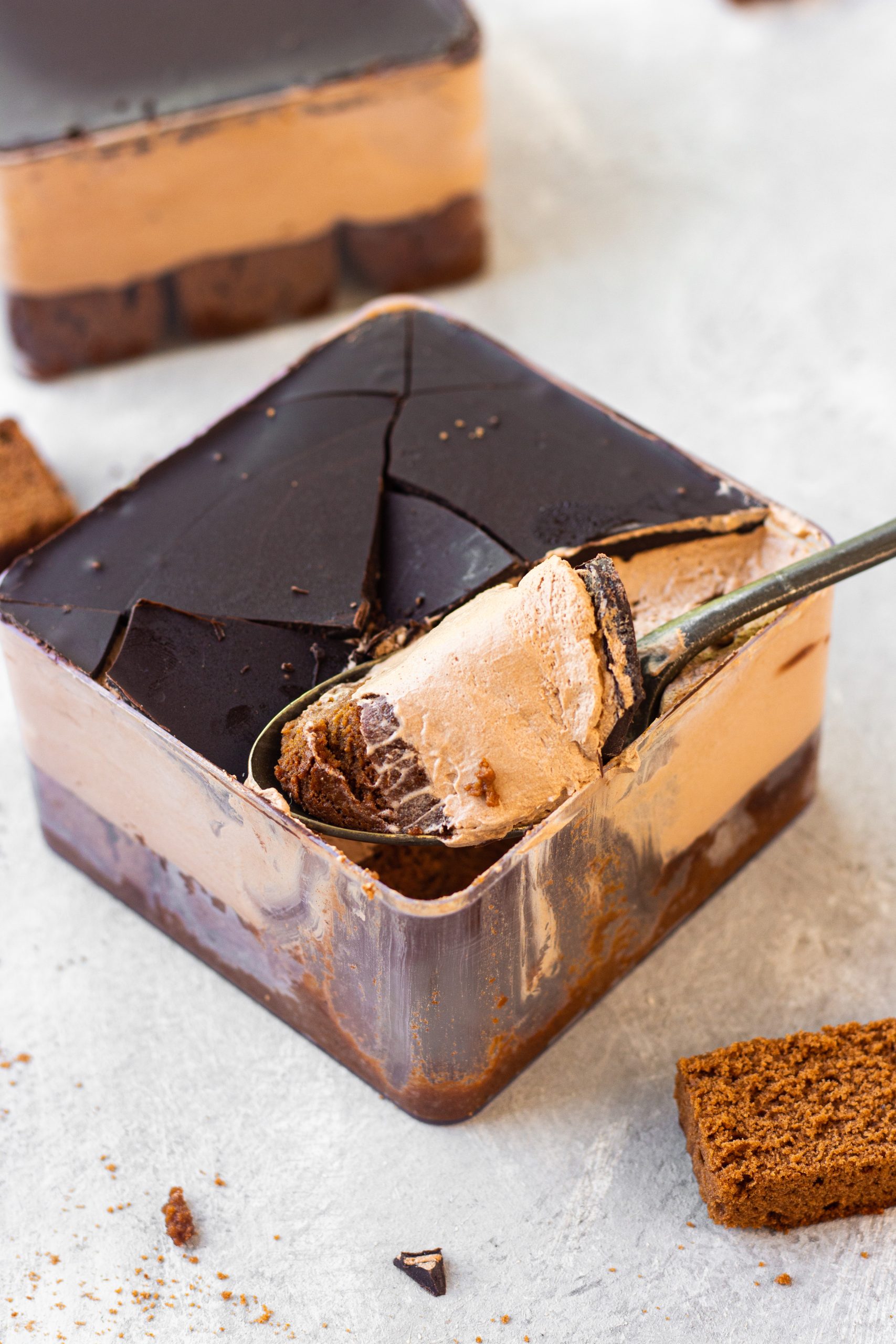 Moist Chocolate Cake with Brigadeiro Frosting - Yummy Kitchen