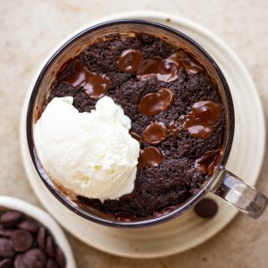 Double Chocolate Banana Mug Cake