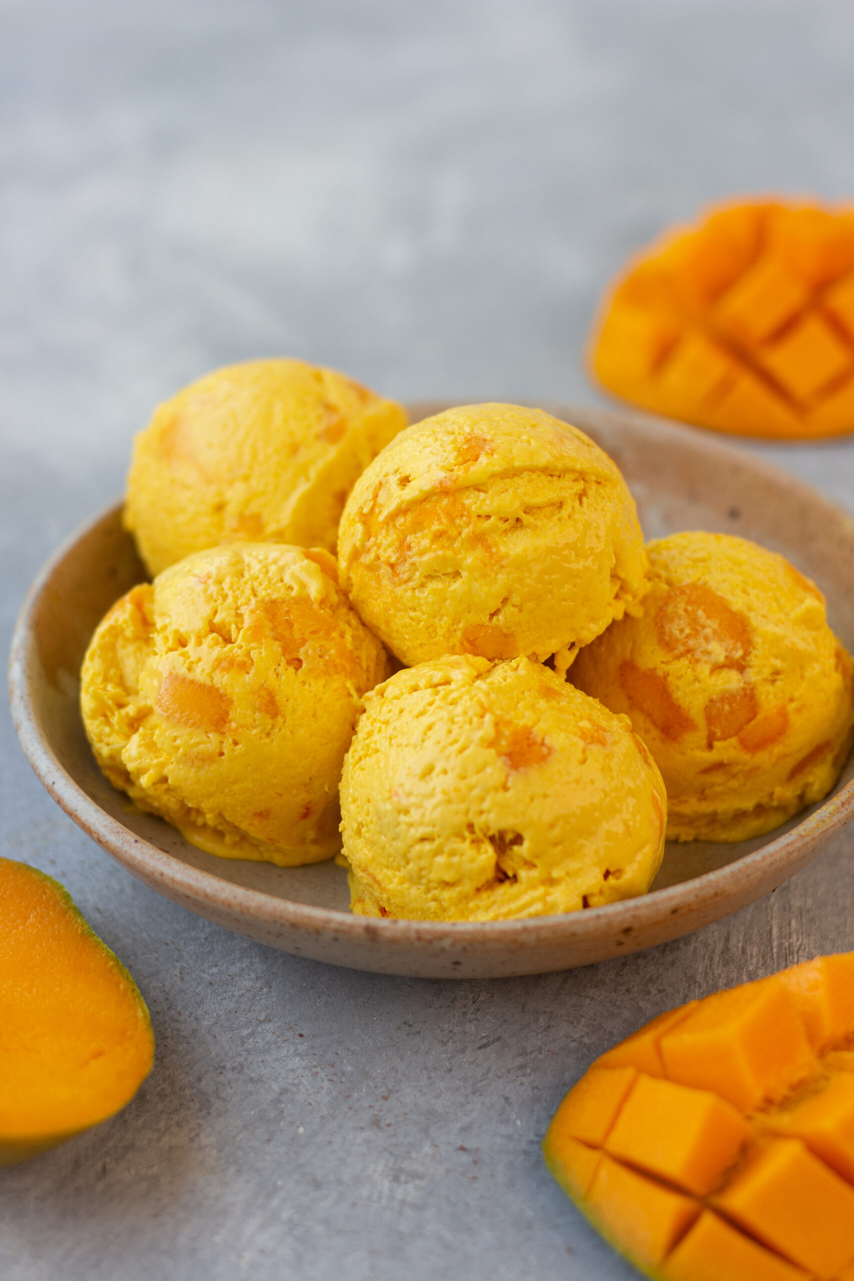 Mango Ice Cream Recipe  The Flavours of Kitchen