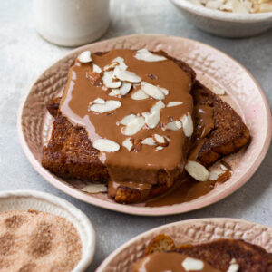 Eggless Chocolate French Toasts