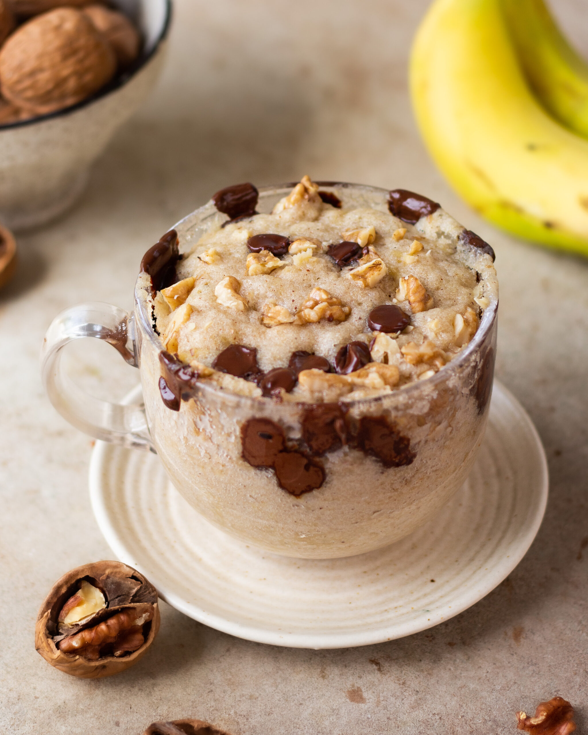 Air Fryer Banana Bread Mug Cake - Fork To Spoon