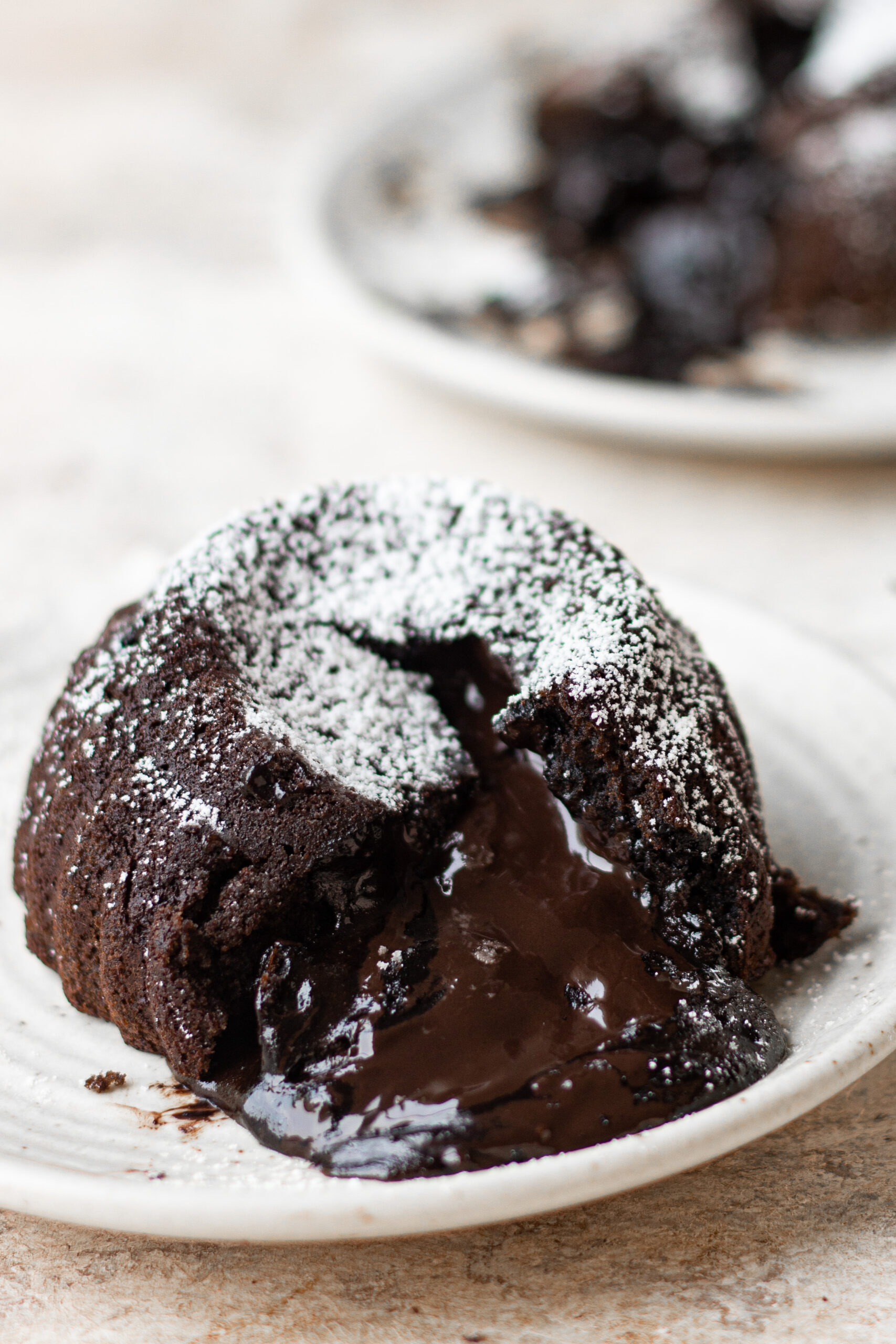 Chocolate lava cakes