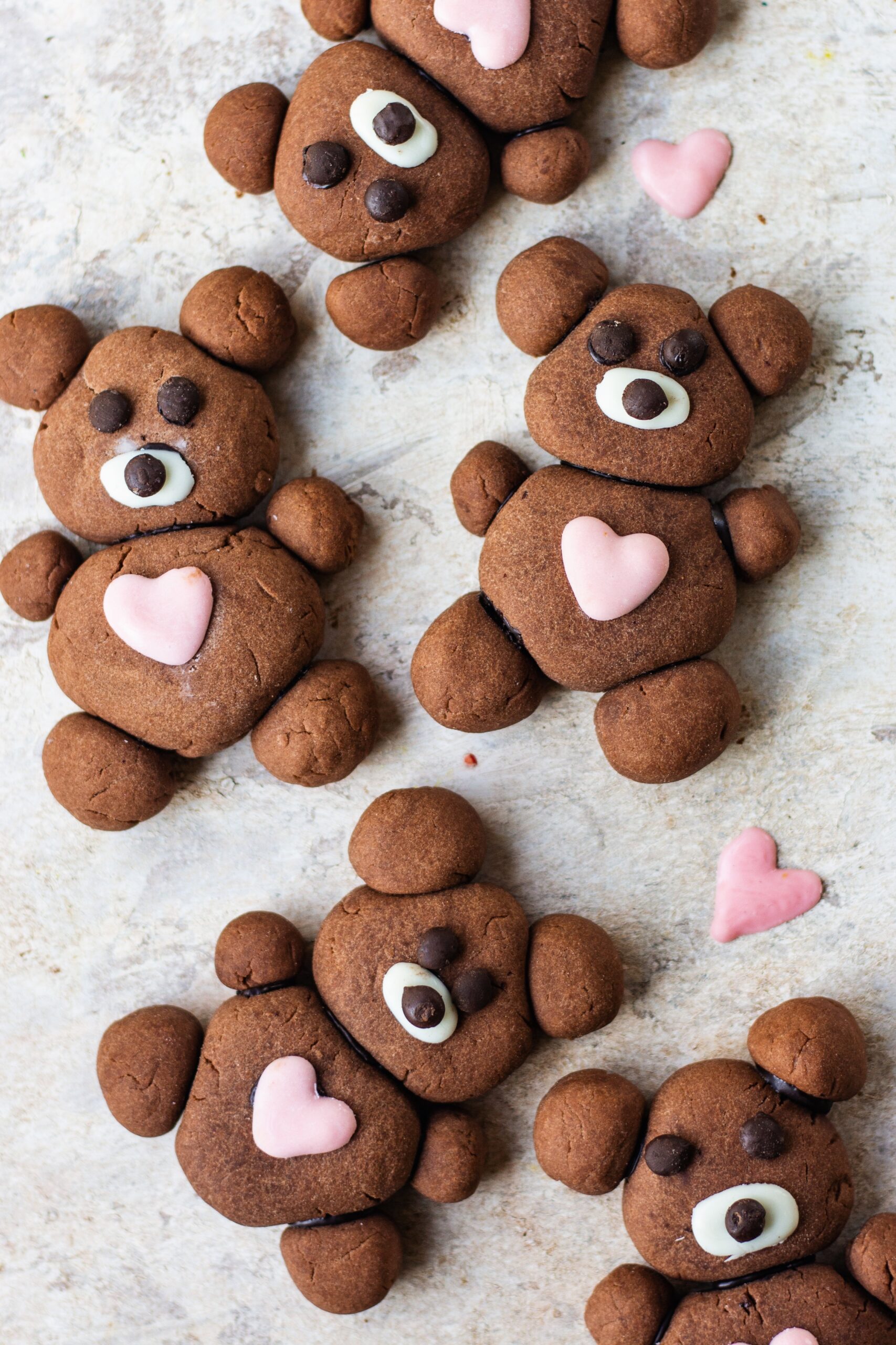 TEDDY BEAR CHOCOLATE COOKIES