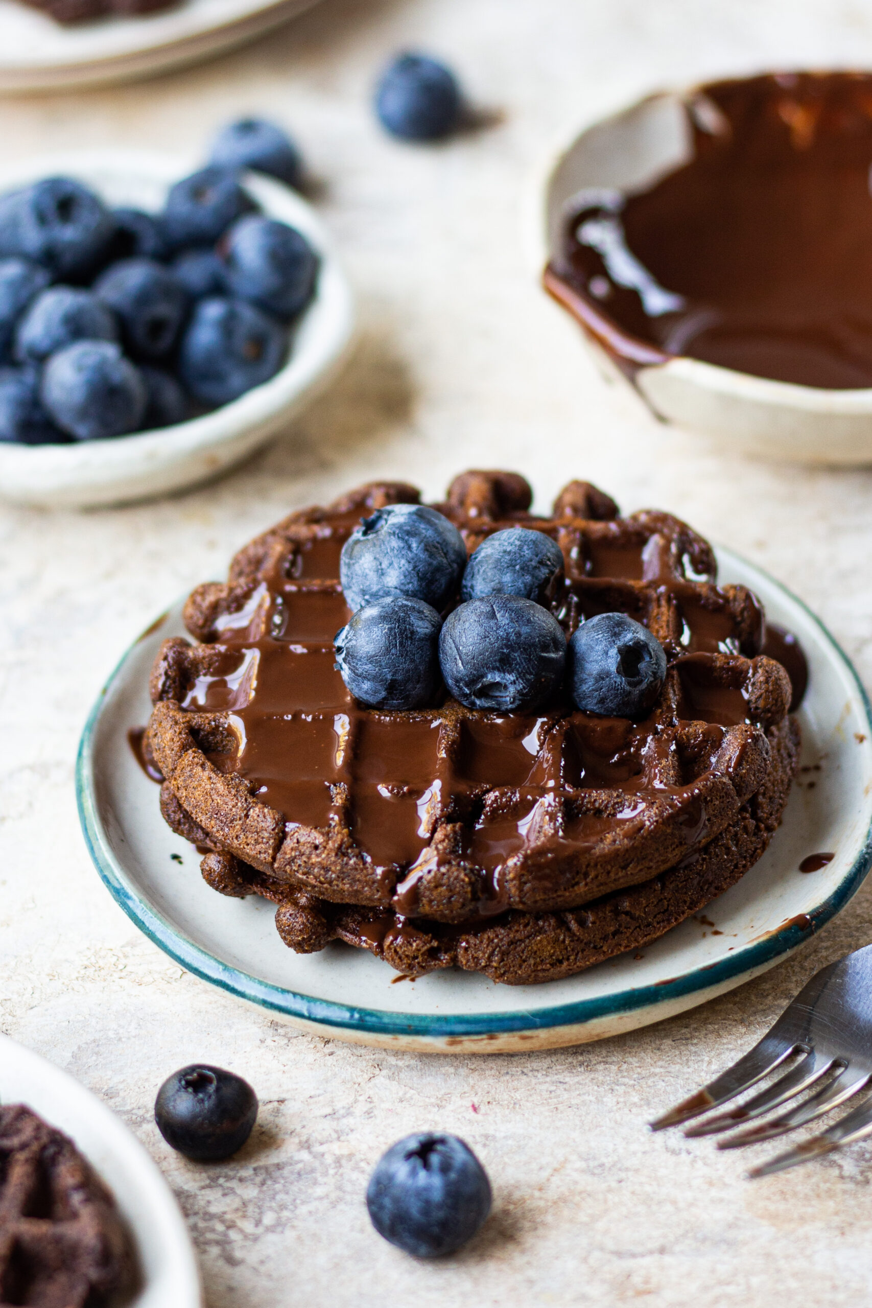 chocolate waffles