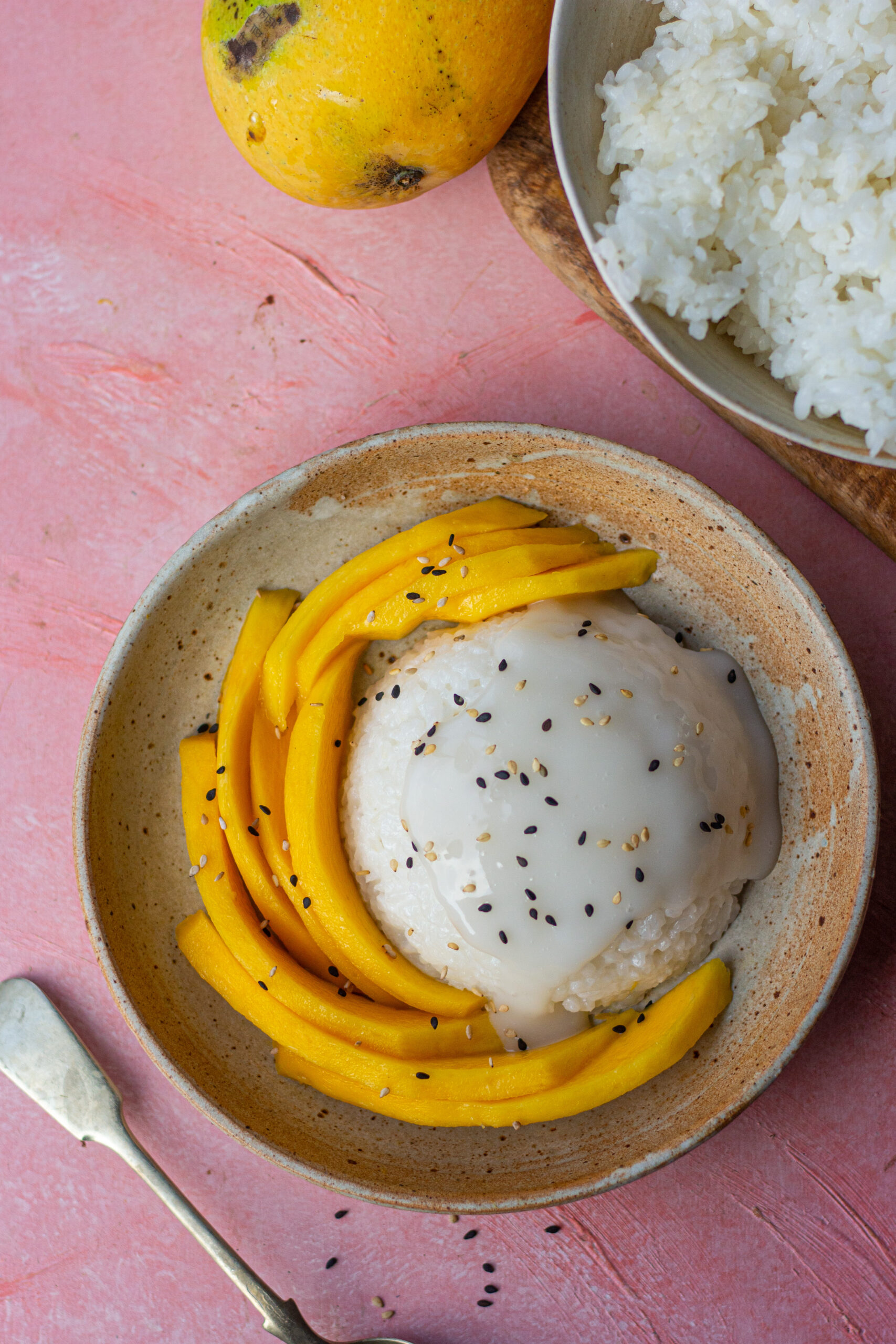 Rice-cooker Mango Sticky Rice