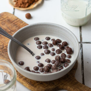 CHOCOLATE CEREAL AT HOME
