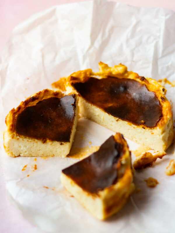 Burnt basque cheesecake