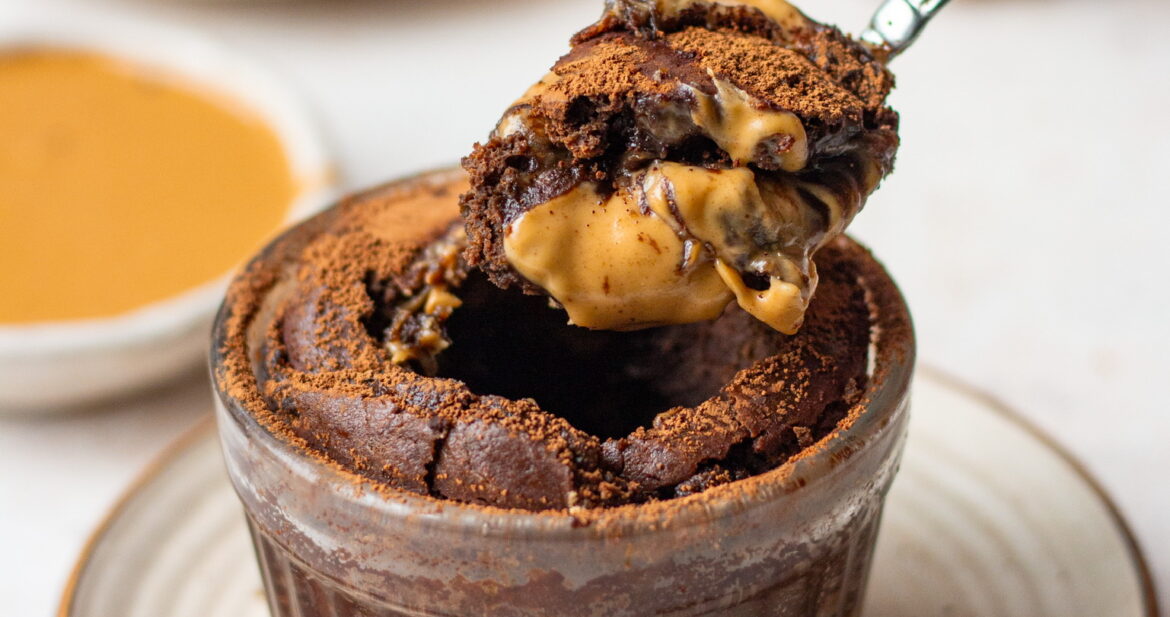 Molten Peanut Butter Pudding