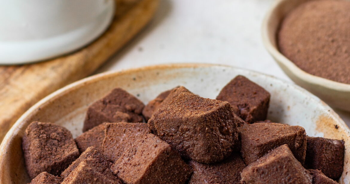 coffee chocolate pudding bites