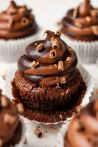 Eggless chocolate cupcakes