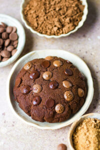 Chocolate protein cookie