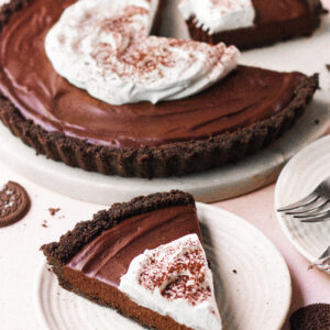 NO BAKE CHOCOLATE TART