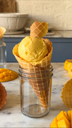 Mango Ice Cream In A Blender Bake With Shivesh