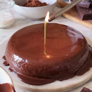 ATTA CHOCOLATE CAKE IN A PAN